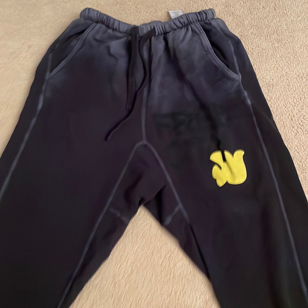 Free city designer sweatpants in size xs distressed black